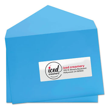 Avery® Glossy White Easy Peel Mailing Labels W- Sure Feed Technology, Laser Printers, 1 X 2.63, White, 30-sheet, 25 Sheets-pack freeshipping - TVN Wholesale